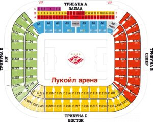 Стадион «Лукойл Арена» схема